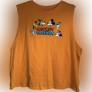 Disney Parks Mickey and Friends Women's Graphic Tank Top Size X-Large